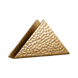 Servilletero chapado en oro de acero inoxidable con acabado martillado, dispensador de pañuelos de mesa de lujo para comedor y eventos - Product Image 1