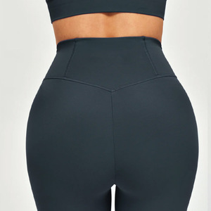 Pantalones de Yoga de compresión de cintura alta para mujer, mallas deportivas acampanadas de talla grande, efecto de levantamiento de glúteos, estilo informal para invierno - Product Image 5