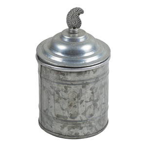 Pot de cire galvanisé décoratif de qualité industrielle en fer métallique design pot en métal design design design impressionnant - Product Image 1