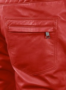 กางเกงหนังขายาวปกติคุณภาพสูงสำหรับ100% กางเกงหนังทำจากผ้าแห้งเร็วคุณภาพสูง - Product Image 5