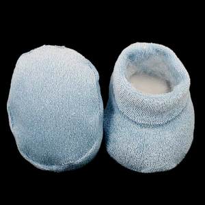 Newborn <b>Booties</b> - Navy Blue - Product Image 3