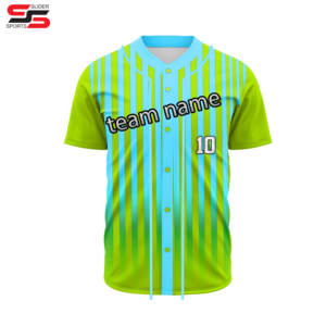 Jersey de equipo Plantilla de diseño de Jersey de béisbol personalizado Nuevo diseño Béisbol con nombre y número Nueva colección Jersey - Product Image 1