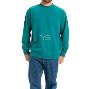 เสื้อสเวตเตอร์ผ้าฝ้ายสำหรับทุกเพศ, เสื้อสเวตเตอร์ผ้าฝ้ายสีพื้นสำหรับใส่ได้ทั้งชายและหญิงผ้าทอแบบไม่ทอพิมพ์ลายดิจิตัลและ100% - Product Image 6