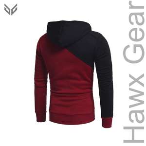 Sweats à capuche légers à séchage rapide pour hommes Design d'impression de mode Utilisation extérieure Tissu polaire Approvisionnement en gros ODM pour la saison d'hiver - Product Image 2