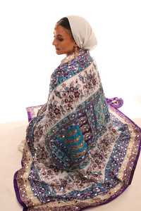 AA-IMPEX Luxury Indian Banjara <b>Shawl</b> New Design Printed Antique Silk Wrap <b>for</b> <b>Women</b> Heavy Mirror Work Embroidered <b>Shawl</b> - Product Image 2