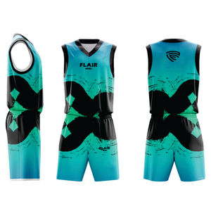 Ensemble de maillots de basketball de haute qualité pour hommes Impression numérique Chemise de sport personnalisable Tops et shorts Caractéristiques respirantes - Product Image 3