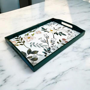Made in Vietnam lacquer <b>trays</b> highest quality lacquered <b>tray</b> for <b>drinks</b> serving decoration - Product Image 5