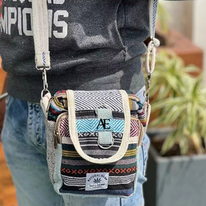 Nuevos bolsos de cáñamo occidental, monedero cruzado, multiusos, yute elegante con Material de algodón, bolsos de tirantes sostenibles, bolsos de compras para mujer - Product Image 1