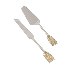 Calidad superior, compra al por mayor a bajo precio en la India, hermosos cuchillos de Pastel de Bodas de acero inoxidable y juego de servidores para Cafe Hotel - Product Image 3