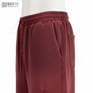 Pantalones Cortos de Hombre de Cintura Media, Estilo Vintage, Lavado Ácido, Secado Rápido, de Lona Gruesa Lavada, Poliéster/Algodón, con Logotipo Personalizado, Ropa Urbana, Verano 2025 - Product Image 6