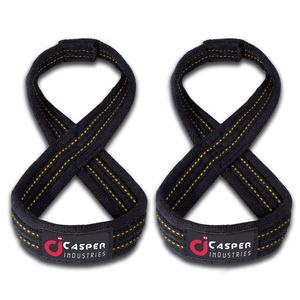 Poids de levage Figure 8 Bretelles 100% coton Dernières Créations Respirant Figure 8 poids Sangles de Levage Gym Fitness Bodybuilding F8 - Product Image 2