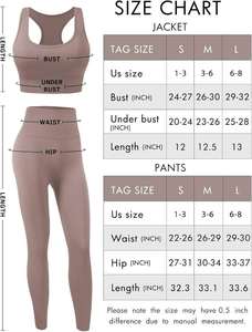 Ropa Deportiva sin Costuras Personalizada, Conjunto de 2 Piezas con Relleno, Top Deportivo Básico con Espalda en U, Ropa Deportiva para Gimnasio, Yoga, Leggings para Mujer - Product Image 5