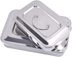 Bandeja Quirúrgica Manual de Acero Inoxidable para Instrumentos de Laboratorio, Soporte para Instrumentos Médicos, Reutilizable, Alta Calidad, Bajo MOQ - Product Image 1