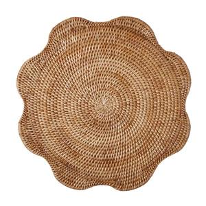 Vietnam MANUFACTURER Rustic White Scalloped Dinner <b>Plate</b> Party Wedding Event Table Decoration White Scalloped <b>Charger</b> <b>Plate</b> - Product Image 5