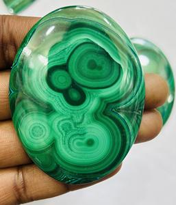 AAA + Cabochon de malachite naturelle de haute qualité pierre en vrac taille personnalisée pour la fabrication de bijoux pendentif créations de bijoux uniques - Product Image 5