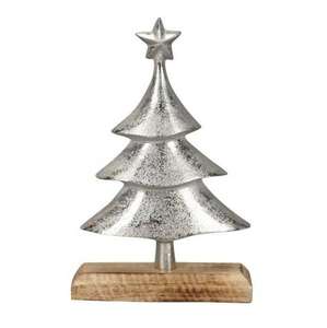 Ornement de sapin de Noël de table en métal galvanisé avec étoile, décoration de Noël pour la maison, les fêtes, les hôtels - Product Image 2