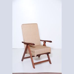 เก้าอี้นั่งเล่นแบบมืออาชีพจากลอสแอนเจลิส - เก้าอี้ปรับเอนไม้พร้อมที่วางเท้าพับได้ บุโฟมรูปทรงพิเศษ - อเนกประสงค์และทนทาน - Product Image 3