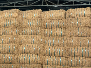 Blocs de balles de coco de qualité supérieure DISPONIBLES-MEILLEUR VENDEUR Fibre de coco sèche brune naturelle directement de BLUE LOTUS VIETNAM - Product Image 4