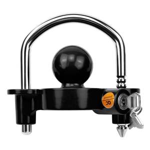 Verrou de remorque universel Vypart de couleur noire, anti-rouille, recouvert de cuivre, avec 2 clés, système de commande manuel - Product Image 1