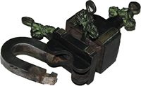 Serrure de jardin robuste au look vintage Cadenas intelligent carré en laiton fonctionnel avec 6 clés (ensemble de 3x2) Puzzle de verrouillage délicat