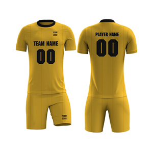 Transpirable 100% poliéster ligero ecológico personalizado multicolor camisetas de fútbol y pantalones cortos conjunto para equipos - Product Image 2