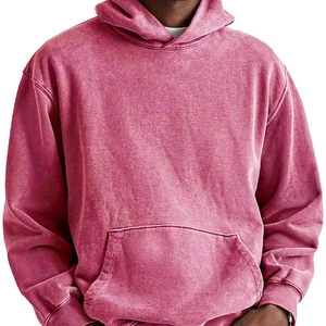 OEM personalizado 100% de alta calidad colorido de los hombres sudaderas con capucha de algodón polar (cepillado o sin cepillar en el interior) 300gsm a 360ggsm - Product Image 4