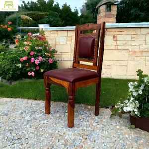 Meilleur prix Chaise en bois massif de restaurant de meubles de maison d'hôtel moderne avec pieds en bois pour chaise de salle à manger - Product Image 1