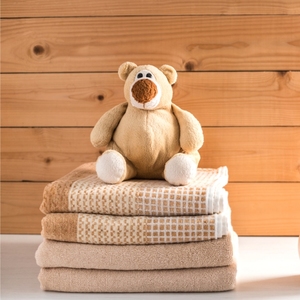 Nouveau design élégant Dobby Style meilleure qualité 100% OEM ensemble de serviettes de bain luxueux doux qualité Super absorbant serviettes de bain - Product Image 4