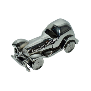 Coche modelo pulido de plata brillante, gran coche único de larga duración irrompible de lujo para niños, Mini modelo de coche hecho en La India - Product Image 5