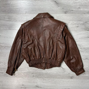 Chaqueta de Cuero Genuino para Mujer, Fabricante al por Mayor, Chaqueta de Cuero Vacuno 100% de Alta Calidad para Mujer - Product Image 6