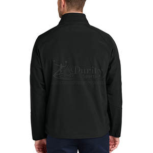 Último estilo 2025 invierno cálido ligero hecho a medida hombres chaqueta Softshell con logotipo frontal de alta calidad al por mayor - Product Image 3