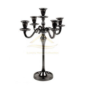 Metal Durable <b>Candle</b> Holder With Gold Color and Leaf Design Dining Tabletop <b>Candle</b> <b>Dinner</b> Supplies From Indian Manufacturer - Product Image 3