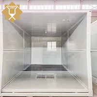 Conteneur pliable respirant de 20 pieds, en acier de luxe, kits de maisons préfabriquées en conteneurs, construction rapide avec panneaux sandwich