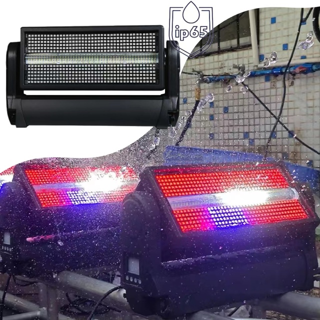 IP65 Outdoor Lights Professional Waterproof Moving Head Light Full Color Brightness 1000w Led Strobe for Event Show
