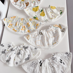 0-2 años recién nacido 70% bambú <span class=keywords><strong>30</strong></span>% algodón toalla absorbente toalla babosa infantil pañuelo bebé Baberos unisex Baberos - Product Image 1