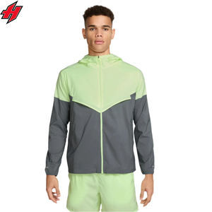 Wholesale Windbreaker <b>Shorts</b> Set Streetwear <b>Nylon</b> Mesh Lining Custom Men's Breathable Windbreaker Sets - Product Image 2