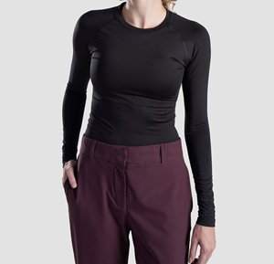 Women's Customizable MMA <b>Rash</b> <b>Guard</b> Solid Pattern Long Sleeve Compression Martial Arts Wear Plain Dyed Rubber Waist-Wholesale - Product Image 2