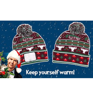 New Year Decorations <b>Christmas</b> <b>Hat</b> Knitted Beanie <b>Christmas</b> Knitted <b>Hat</b> <b>Christmas</b> Gift <b>for</b> Men Xmas Beanies - Product Image 5