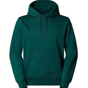 Sudadera con capucha de tela transpirable para hombre, ropa deportiva informal con logotipo personalizado, Sudadera con capucha de algodón sólida - Product Image 1