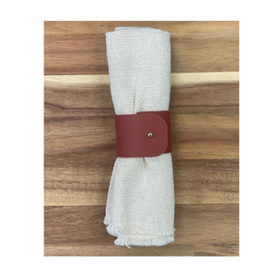 <b>Table</b> Decor Leather napkin ring Gift <b>Table</b> Decoration Leather Kitchen Decor Luxury Leather Napkin Ring - Product Image 2