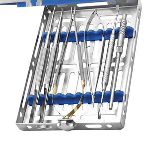 Ensemble d'instruments chirurgicaux dentaires professionnels en acier inoxydable, manuel, alimentation électrique, haute qualité, certifié CE, classe I, 1 an - Product Image 2