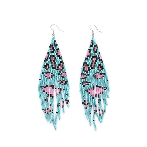 Handmade <b>Colorful</b> <b>Beaded</b> Pendant Earrings for Women Classic Party Custom Fashion Jewelry Lightweight Dangle Gifts - Product Image 1