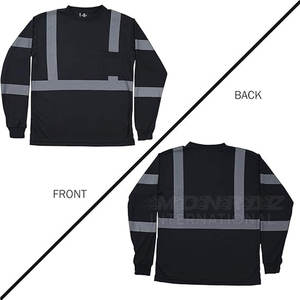 Camisa DE SEGURIDAD reflectante de manga larga transpirable para uso industrial y de construcción OEM ODM disponible - Product Image 6