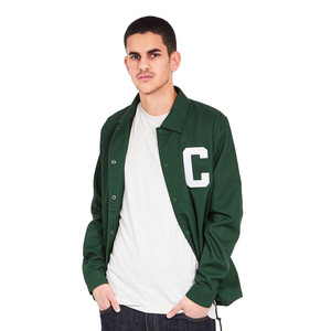 Veste de coach pour homme avec logo personnalisé, hiver, fine, fermeture à boutons sur le devant, coupe-vent, 100% polyester enduit, streetwear - Product Image 2