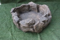 Vente directe usine KNT Creations – Ornement de jardin personnalisé en fibre de verre léger, de haute qualité, petit format, aspect naturel pour bassin