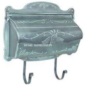 Vente chaude Classique Élégant À La Main Designer Galvanisé Boîte Aux Lettres En Métal Nouvelle Arrivée Fantaisie Boîte Aux Lettres Des Exportateurs Indiens - Product Image 2