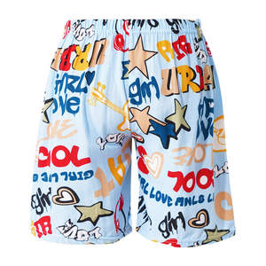 <b>Men's</b> 100% Polyester Summer <b>Shorts</b> High Quality Mid-Waist Casual Plus Size Breathable <b>Knee</b>-<b>Length</b> Knitted Drawstring Sublimation - Product Image 2