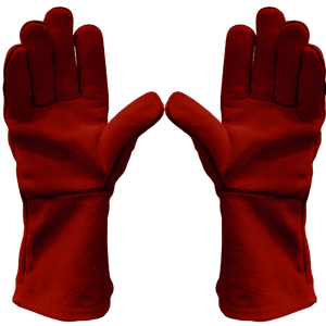 Gants de sécurité industrielle en cuir robuste Gant de soudage résistant à la chaleur Gants de travail de sécurité incendie Protection des mains et des bras - Product Image 6