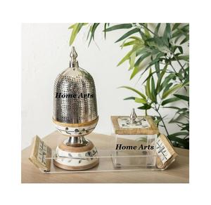 MOP And Wood <b>Bakhoor</b> <b>Oud</b> Burner With Acrylic Storage Box And Tray Incense <b>Bakhoor</b> Burner Mabkhar In Bulk - Product Image 1