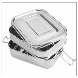 1500 ML Food Grade 304 Stainless Steel Double Layer Leakproof <b>Lunch</b> <b>Box</b> with Freshness Preservation <b>for</b> Kids and <b>Adults</b> OEM ODM - Product Image 3